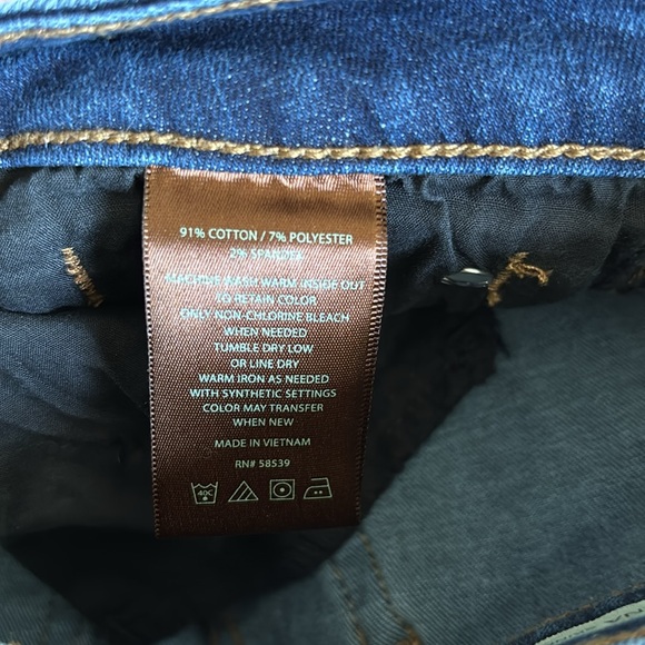 Kut From The Kloth Diana Skinny Jean, Women’s size 6 stretch mid rise dark - Picture 7 of 8